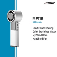 ZEELOT MF119 Handheld Fan 9000mAh | Air Conditioner Cooling | 9m/s Wind | Foldable | Type-C Power Ba