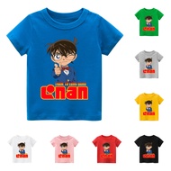 Áo thun trẻ em CONAN 8 màu áo đầy đủ size có big size áo thun cho bé Cotton King Cotton