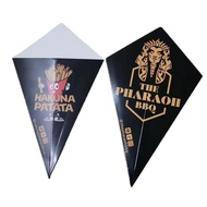 Triangle French Fries Box Chicken Popcorn Box Fried Chicken Box Baking Packaging Box French Fries Ba