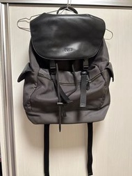 Polo 黑色文青背包/ 背囊