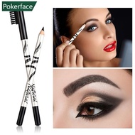 POKERFACE 5 Colors Makeup Eyebrow Pencil Eyebrow Marker Waterproof Eyebrow Dye Tint Pen Long Lasting