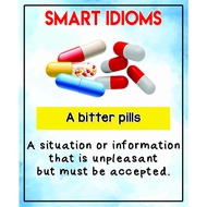 Set banner idioms (English) education for school