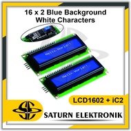 LCD 1602 2X16 BLUE BACKLIGHT WITH I2C SERIAL INTERFACE MODULE