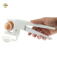 RADIV Egg Shell Cracker, White Plastic Egg Separator, Creative Egg Breaker For Breaking Egg