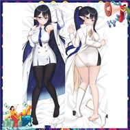 Hot Anime Blue Archive Nanakami Rin Dakimakura Waifu Gối trường hợp hai mặt in trang trí gối trường