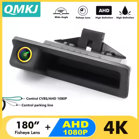 QMKJ AHD 1080P 180 Degree Fisheye Rear View Camera For BMW 3/5 Series E60 E39 E90 E82 E61 X1 E84 X5 
