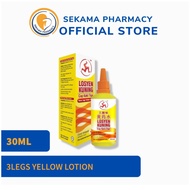 3 LEGS YELLOW LOTION 30ML (ANTISEPTIC LIQUID) [EXP: 04/2028]
