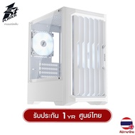 เคสคอมพิวเตอร์ 1st Player Bullet Hunter H2 Tempered Glass M-ATX Gaming Case (NOFAN) รับประกันสินค้า