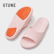 UTUNE Bathroom Non-slip Slippers for Pregnant Women Anti Fall Elderly Slippers Indoor Flat Slippers