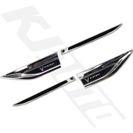 Vinfast Car Stainless Steel Car Door Fender 3D Metal Side Logo Sticker(Left And Right) Creative Meta