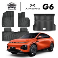 [Panda] XPENG G6 Car floor carpet【2024 - Present】Automotive Floor Mats Car Carpet TPE material is th