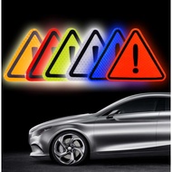 Universal Reflective Stickers Car Bodywork Decorative Paster Motorcycle Triangle Warning Label DIY Reflective Sticker