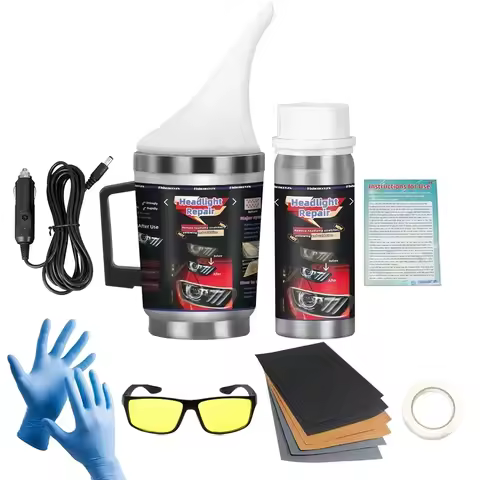Car Headlights Renovation Polishing Kit Headlight Restoration Kit Workshop Automotive Care Tool 800M