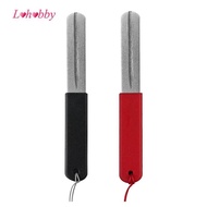 [Lohobby] Fishing Hook Grinding Tool Dual Sided Sharpening Stone with Lanyard Hole for Clip for Fish
