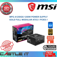 MSI MPG A1250GS 1250W PSU Power Supply Gold Full Modular ATX3.1 PCIe5.1