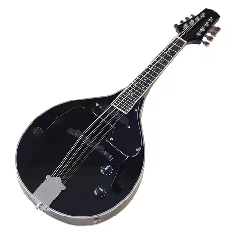 8 String 26 Inch Hand-made Mandolin Guitar with High Gloss Spruce Wood Top Laminated Sapele Wood Bac