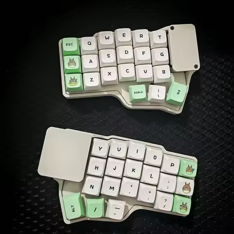 Corne V4.1 SplitKeyboard Kit Custom Wireless Bluetooth Hot Swap ZMK DIY Touchpad Can Mouse 500mA Bat