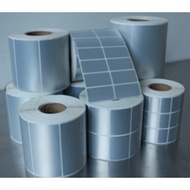 SILVERMATE LABEL 2LINE 40X30 SILVER LABEL STICKER PAPER