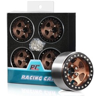 4pcs 56mm 1.9 Beadlock Wheel Rim 12mm Hex Negative Offset -11mm Fit for 1/10 1/12 TRX4 TRX6 Axial SC