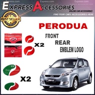 PERODUA MYVI 2008-2010 EMBLEM LOGO 2PCS FRONT & REAR STICKER