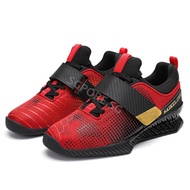 Professional Weightlifting Shoes Deadlift Squat Sneakers Hardwearing Men Boxing Shoes Pugilism Shoes