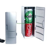 Portable Mini USB Mini Refrigerator Fridge Beverage Cooler Warmer Freezer PC Lap