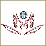 ◄ ☑ ♕ BURGMAN STREET 125  BURGMAN EX 125 STICKER DECALS SET