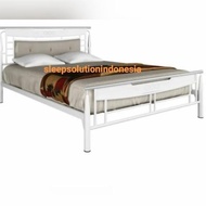 FF SLEEPSO Divan Besi / Ranjang Besi Premium Putih 120 140 160 x 200