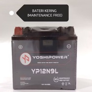CFMOTO 250SR / CFMOTO 250NK BATTERY YP12N9L(YB9) MAINTENANCE FREE BATTERY BATERI BATTERY CFMOTO 250S