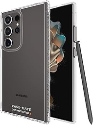 Case-Mate Tough Clear Samsung Galaxy S24 Ultra Case [16ft D3O Drop Protection] [Wireless Charging Co