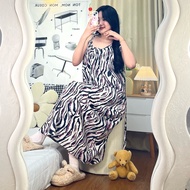 PROMO Sapasara - Baju Tidur Nightdress Daster Bali Lobek Tali Satu Rayon Adem Daster Yukensi Jumbo L