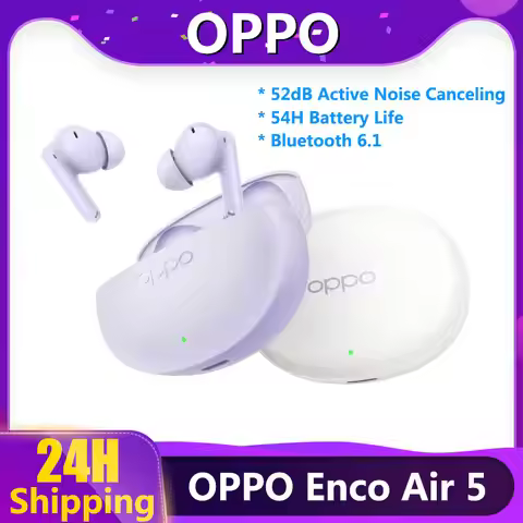 Original OPPO Enco Air 5 TWS Wireless Bluetooth Earphone 52dB Active Noise Canceling 54H Battery Lif