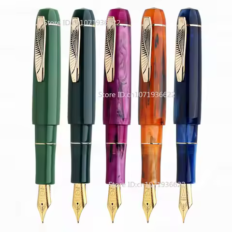 Cute MAJOHN RS3 Short Mini Pen High End Resin Travel Account Pocket Pen Student Expert Universal Wri