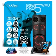 VINNFIER FlipGear Tango Pro 5 WMU Portable Wireless Bluetooth Karaoke Speaker System /Free 2 x  UHF 