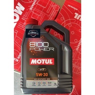 GENUINE MOTUL 8100 POWER SAE 5W-30, 5L.