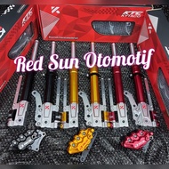 USD Up front Shock side down SFF 11 kytaco Ktc tube + Rcb S series caliper Aerox 155 Lama New Connec