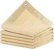 Sun Sail Rectangular Durable Sun Shade HDPE 95% UV Protection Awnings with Rope and Cable Ties for G