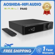 เครื่องขยายเสียงดิจิตอล PA40 SMSL MA5332คลาส D EQ เสียงแหลมเบสการปรับ Romote ควบคุมแหล่งจ่ายไฟในตัว