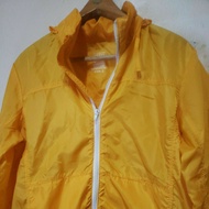 Parachute Jacket Giordano Hidden Zip-Up Hood Chest 42 Length 27 Inches h126803