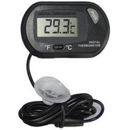 職人工具 水族用品 外置式 LCD 數位顯示溫度計 魚缸溫度計