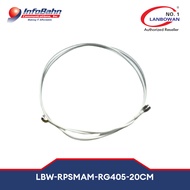 Lanbowan Rp-Sma To Rp-Sma, Pigtails "Heavy Duty" 20 Cm I Rg405 Rpsmam-Rg405-20cm Infobahn