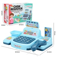 Toys Kids Machine Play Set Supermarket Lelaki Casher Budak Register Pretend