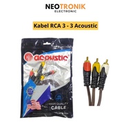 Aux Av Audio Cable RCA Cable 3 - 3 Acoustic 1.5M / 3m 5M/