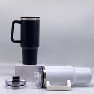 Customized 40OZ Beer with Handle Large Capacity Car Cup Office Water Cup Outer Steel Inner Plastic D