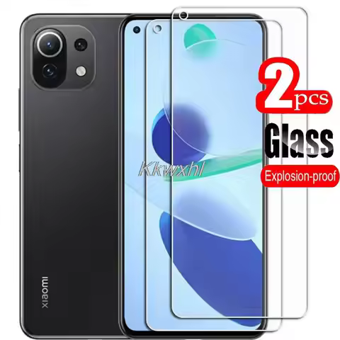 2PCS FOR Xiaomi 11 Lite 5G NE HD Tempered Glass Protective On Mi11 11Lite 4G Mi11Lite Youth Phone Sc