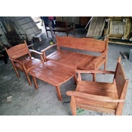 MAHOGANY WOOD SALA SET