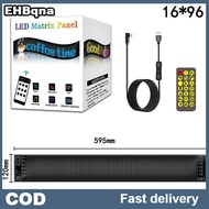 EHBqna LED Matrix Panel USB 5V Flexible LED Pixel Display Screen RGB Graffiti Pattern Message Displa