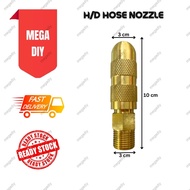 Heavy Duty Hose Nozzle High Pressure Adjustable Twist Host Garden Hose Water Jet Sprayer Muncung Pai