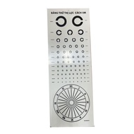 TNE plastic vision test board, plastic vision board, flexible plastic vision test board