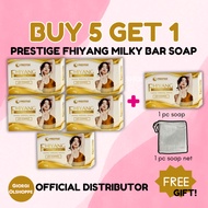 6 PCS Prestige Fhiyang Milky Bar Soap | 5 + 1 | Whitening | Fyang | Sofia Smith